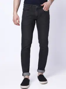 MOZZO Men Mid-Rise Clean Look Lean Slim Fit Stretchable Jeans