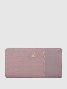 Baggit Women Geometric Textured Two Fold Wallet