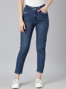 SHOWOFF Women Jean Slim Fit Light Fade Acid Wash Clean Look Stretchable Jeans