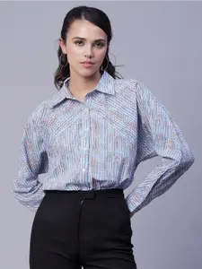 Moomaya Ethnic Motifs Printed Cotton Casual Shirt