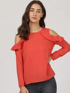 Harpa Women Coral Solid Top