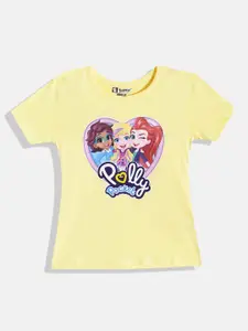 Eteenz Girls Premium Cotton Polly Pocket Printed T-shirt