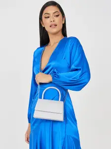 Styli Textured Structured Embellished Satchel