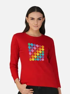 CHOZI Graphic Printed Cotton Casual T-Shirt