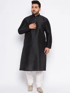 VASTRAMAY Mandarin Collar Kurta With Churidar
