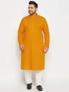 VASTRAMAY Mandarin Collar Kurta With Pyjamas