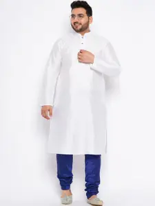 VASTRAMAY Mandarin Collar Kurta With Churidar