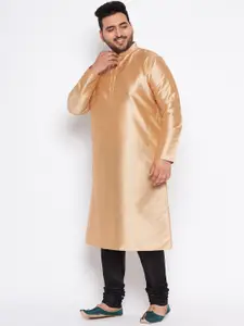 VASTRAMAY Mandarin Collar Kurta With Churidar