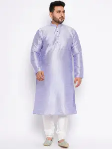 VASTRAMAY Mandarin Collar Kurta With Churidar