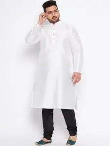 VASTRAMAY Mandarin Collar Kurta With Churidar