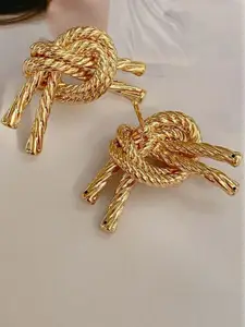 KRYSTALZ Gold-Plated Classic Studs Earrings