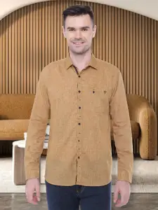 Kuons Avenue Smart Slim Fit Opaque Linen Cotton Casual Shirt