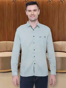 Kuons Avenue Smart Slim Fit Opaque Linen Cotton Casual Shirt