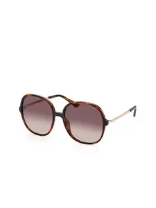 GUESS Women Round Sunglasses With UV Protected Lens GUS78445952FSG