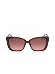 GUESS Women Cateye Sunglasses With UV Protected Lens GUS78295669FSG