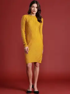 all about you Cable Knit Jumper Dress