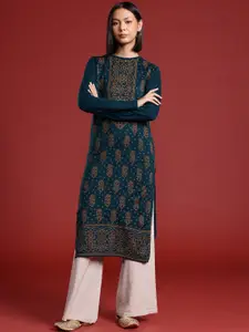 all about you Pure Acrylic Printed Winter Kurta