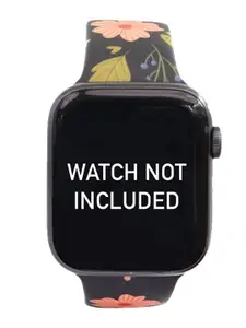 happywagon Printed Silicone Smartwatch Strap