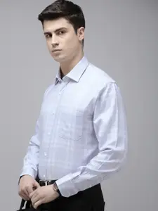 Van Heusen Men Tartan Checked Cotton Formal Shirt