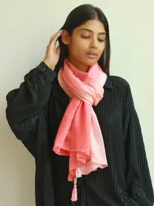 Ayesha Ombre Dyed Tasselled Scarf