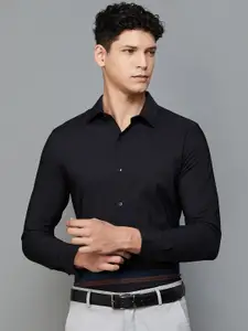 CODE by Lifestyle Spread Collar Opaque Formal Shirt