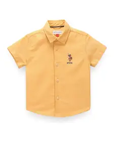 U.S. Polo Assn. Kids Boys Classic Twill Pure Cotton Casual Shirt