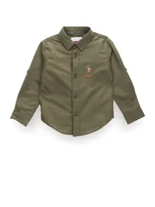 U.S. Polo Assn. Kids Boys Classic Spread Collar Casual Shirt