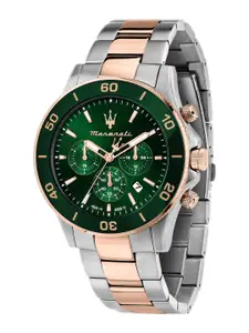 Maserati Men Water Resistance Stainless Steel Chronograph Analogue Watch R8873600004