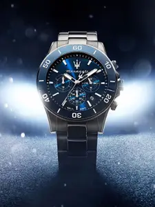 Maserati Men Water Resistance Stainless Steel Chronograph Analogue Watch R8873600005