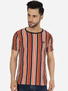 Greenfibre Striped Round Neck Slim Fit T-shirt