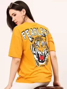 Leotude Graphic Printed Oversized T-shirt