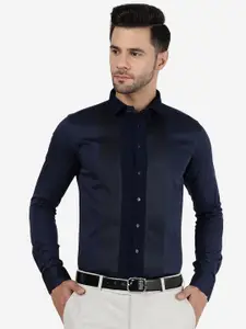 JB STUDIO Slim Fit Spread Collar Pure Cotton Formal Shirt