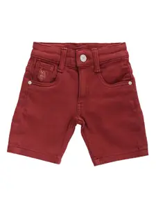 U.S. Polo Assn. Kids Boys Mid Rise Cotton Denim Shorts