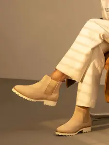 yoho Women Heeled Mid-Top Chelsea Boots