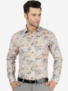 Greenfibre Floral Printed Cotton Casual Shirt