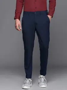 Louis Philippe Ath.Work Men Comfort Tapered Fit Chinos Trousers