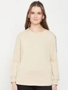 EDRIO Round Neck Cotton Sweatshirt