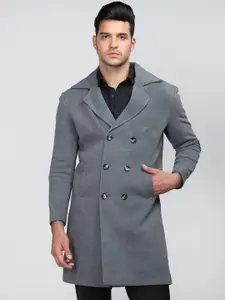 CHKOKKO Double-Breasted Wool Overcoat