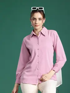 DressBerry Women Classic Opaque Casual Shirt