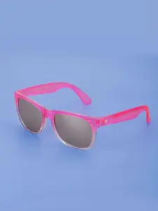 Carlton London Girls Mirrored Lens & Pink UV Protected Lens Wayfarer Sunglasses  CLSG237