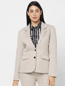 Vero Moda Notch Lapel Collar Single-Breasted Blazer