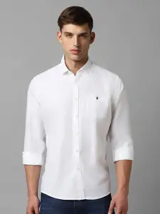 Louis Philippe Jeans Slim Fit Cotton Linen Casual Shirt