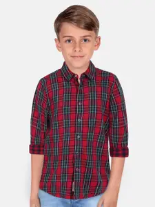 Allen Solly Junior Boys Opaque Checked Casual Shirt