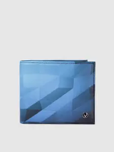 Allen Solly Men Printed Leather Two Fold Wallet