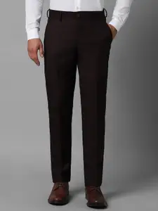 Louis Philippe Men Slim Fit Cotton Trousers