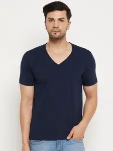WILD WEST V-Neck Short Sleeves Cotton T-shirt