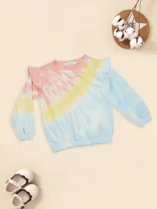 MeeMee Girls Tie & Dyed Cotton Pullover