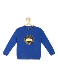 Allen Solly Junior Boys Graphic Printed Pure Cotton Pullover Sweatshirt