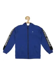 Allen Solly Junior Boys Hooded Front-Open Sweatshirt
