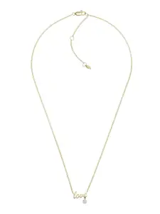 Fossil Gold-Plated Stainless Steel Necklace